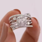 Infinite Halo Weave Ring