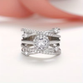 Infinite Halo Weave Ring
