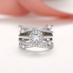 Infinite Halo Weave Ring