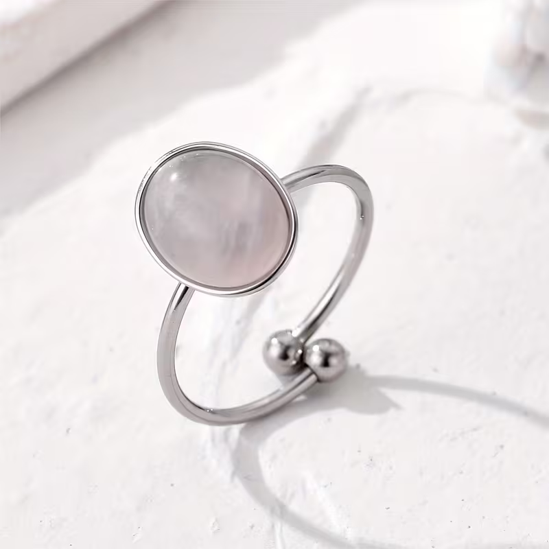 Oval Stone Cocktail Ring