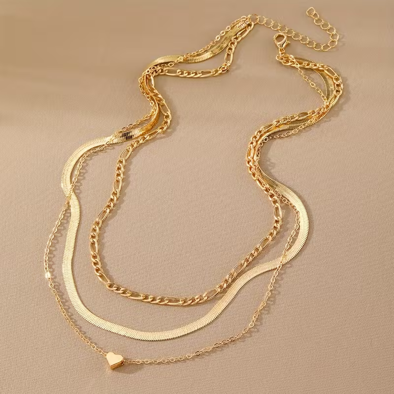 Layered Heart Necklace