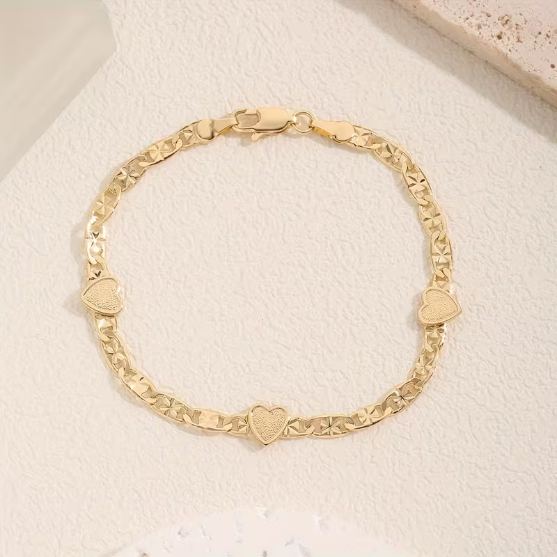 Heart Link Bracelet