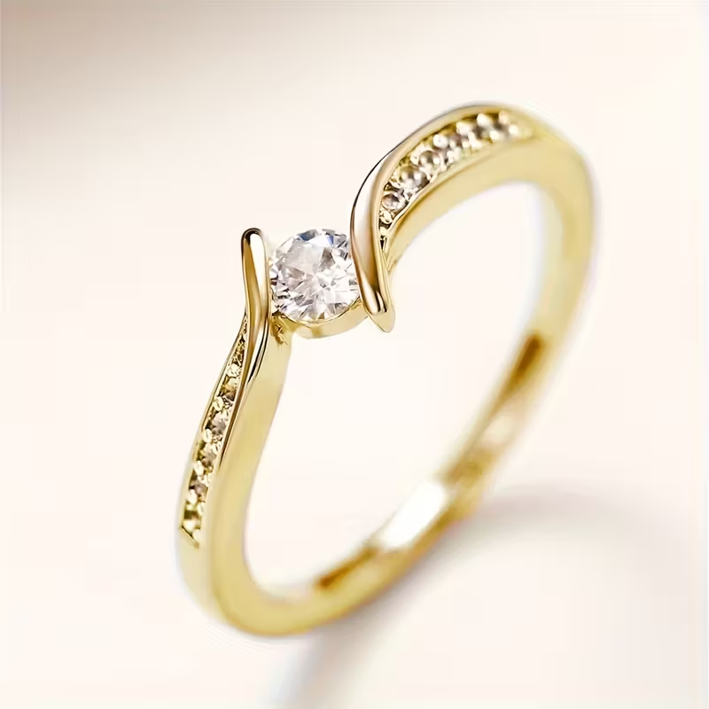 Swan Curve Ring