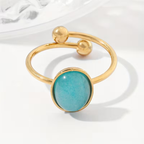 Oval Stone Cocktail Ring