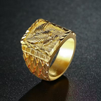Imperial Eagle Gold-Tone Ring