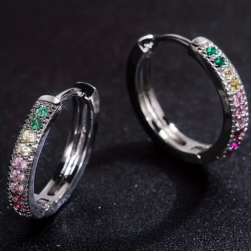 Sparkle Hoop Earrings