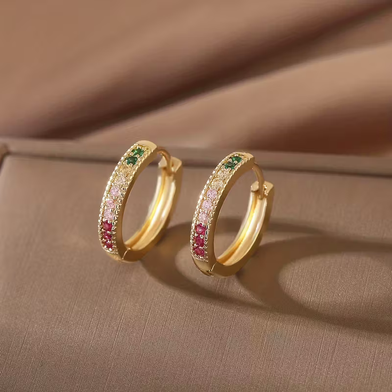 Sparkle Hoop Earrings