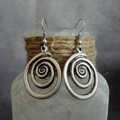 Vintage-Style Circular Earrings