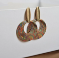 Vintage-Style Textured Earrings