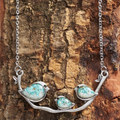 Vintage-Style Silver-Tone Bird Necklace