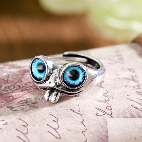 Adjustable Vintage-Style Happy Frog Ring