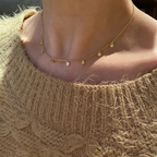 Vintage-Style Delicate Chain Necklace with Tiny Charms