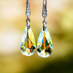 Vintage-Style Crystal Drop Earrings in Two Colourways