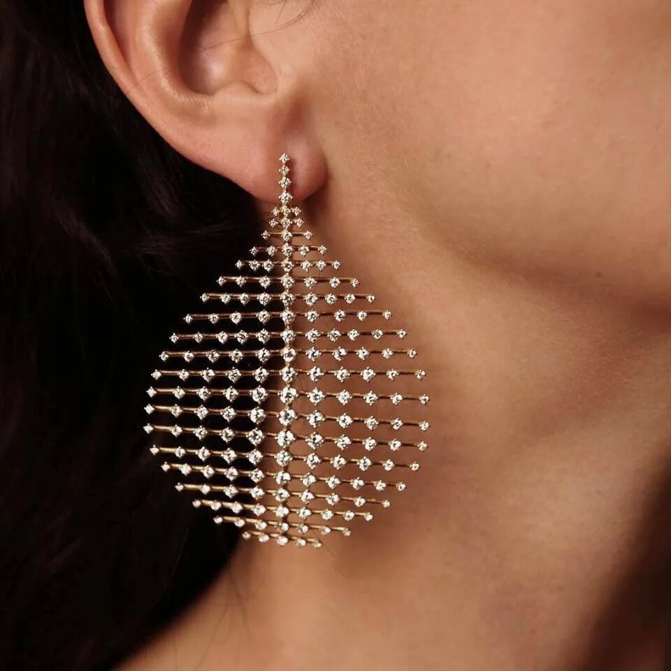 Vintage-Style Zirconia Globe Earrings