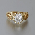 White Zirconia Ring