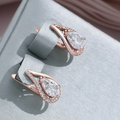 Bright Gold-Tone Drop Earrings