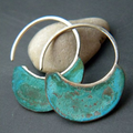 Vintage-Style Washed Turquoise Earrings