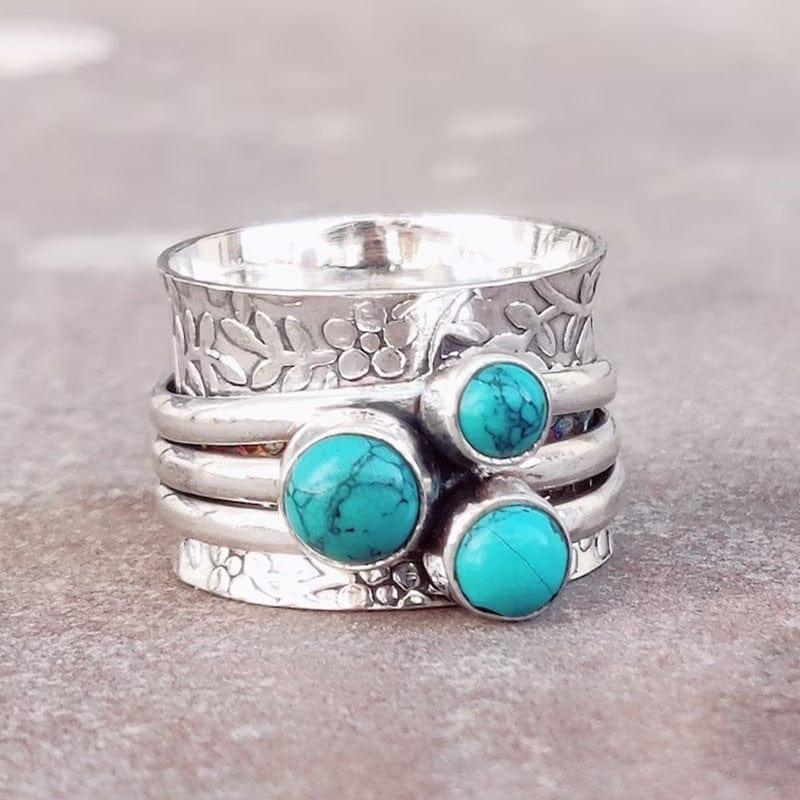 Vintage-Style Collector Blue Ring