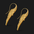Vintage-Style Angel Wing Earrings