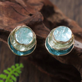 Vintage-Style Hand-Painted Multi-Layer Round Earrings