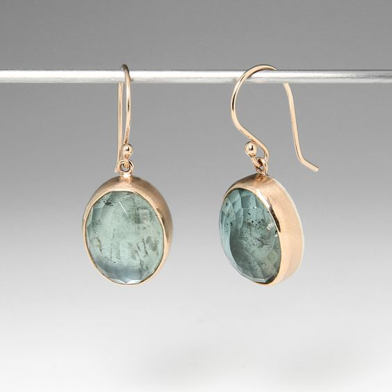 Vintage-Style Gold-Tone and Green Crystal Earrings