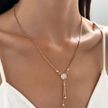 Vintage goudkleurige ketting met hanger