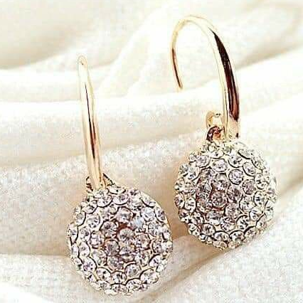Vintage-Style Bright Drop Earrings