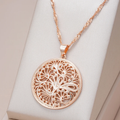 Round Hollow Necklace