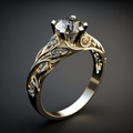 Exotic Zirconia Ring