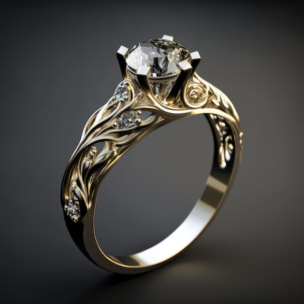 Exotic Zirconia Ring