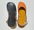Flat Square Toe Slingback Sandals