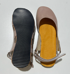Flat Square Toe Slingback Sandals