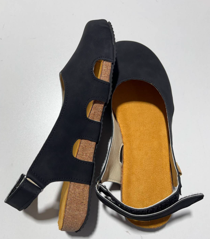 Flat Square Toe Slingback Sandals