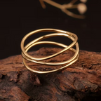 Triple-Layer Intertwined Ring