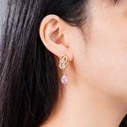 Velvet Flame Earrings in Four Colours