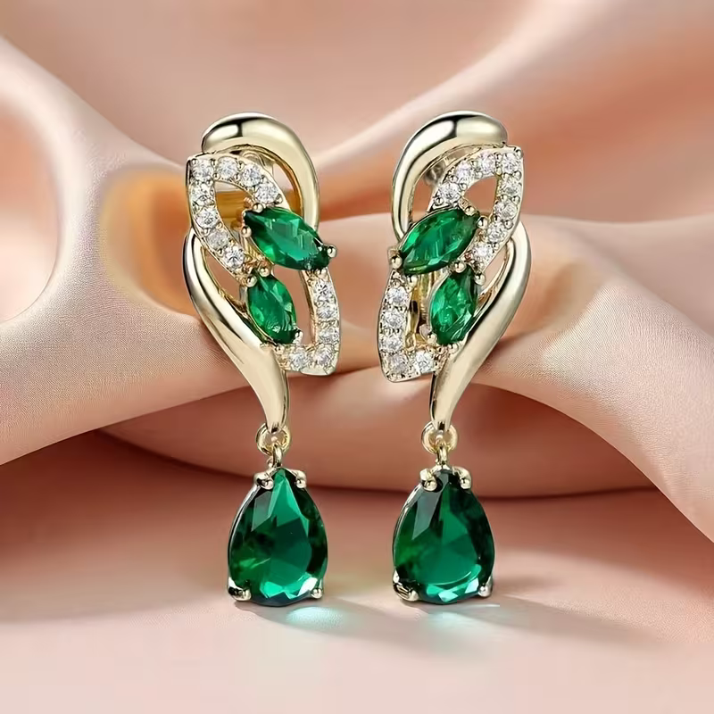 Velvet Flame Earrings in Four Colours