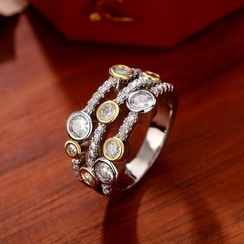 Mosaic Sparkle Ring