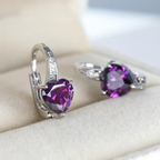 Heart Earrings in Six Colours