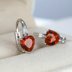 Heart Earrings in Six Colours