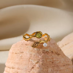Pearl Open Ring
