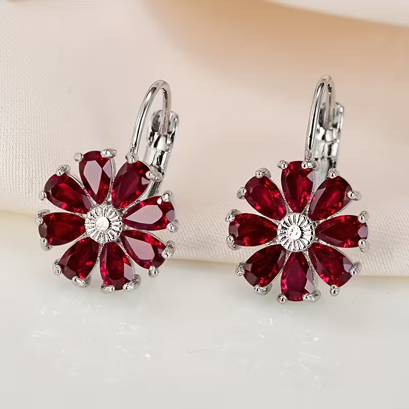 Bloom Earrings in Five Colours