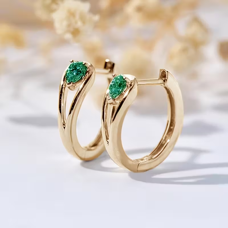 Teardrop Glow Earrings