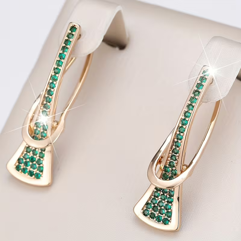 Stone Line Earrings