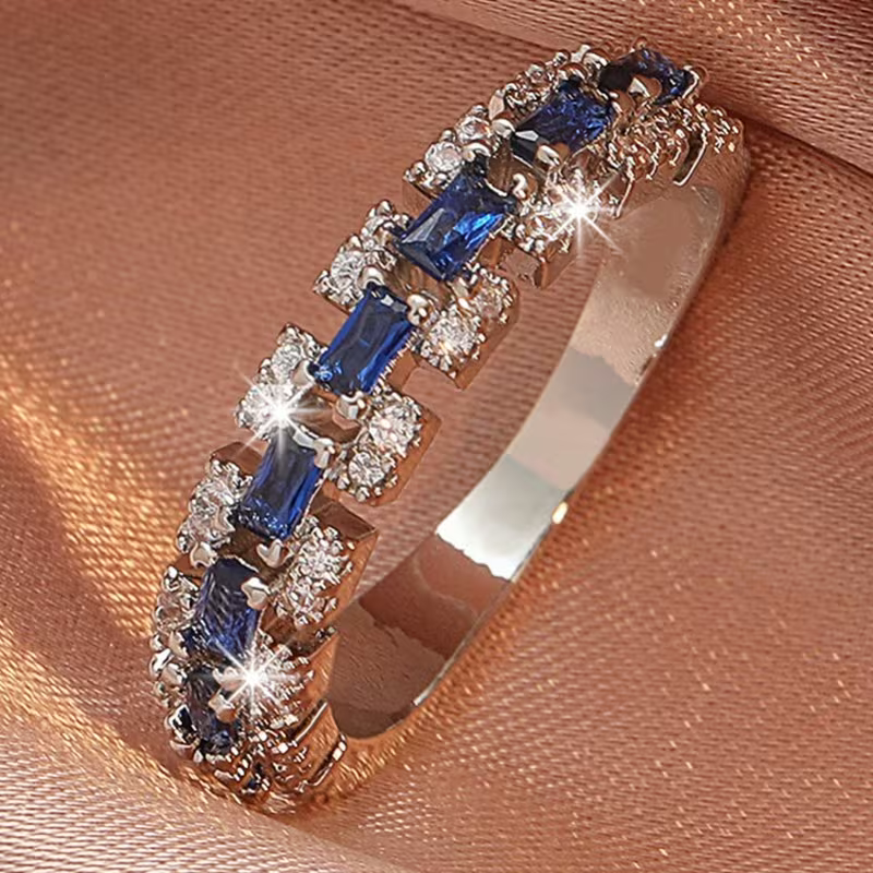 Baguette Crown Ring