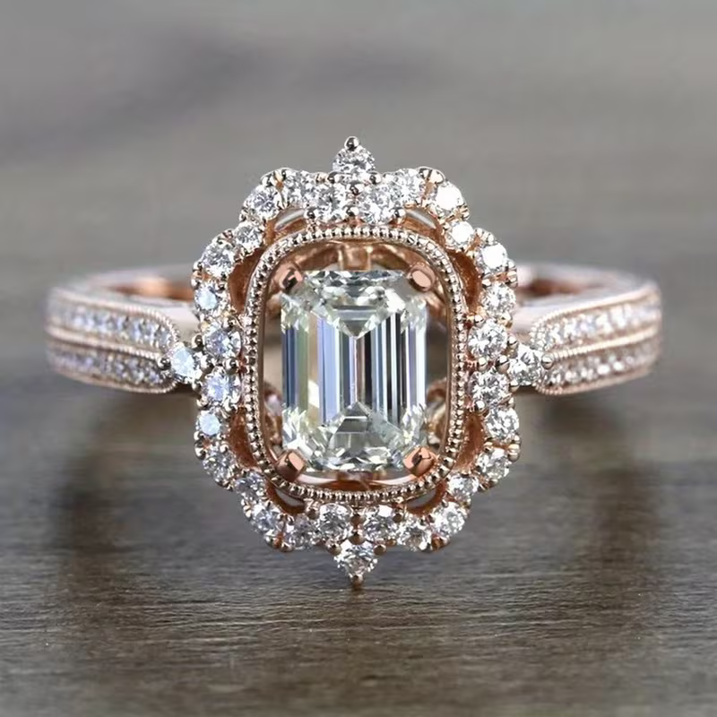 Halo-kronering i vintagestil