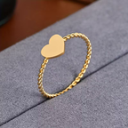 Simple Heart Band Ring