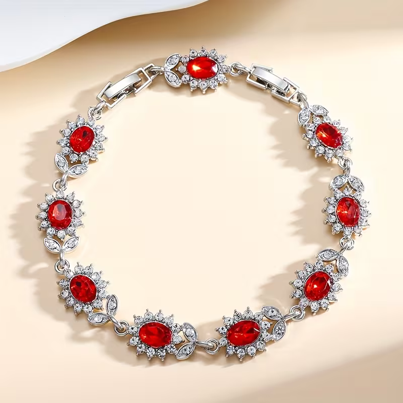 Flower Link Bracelet