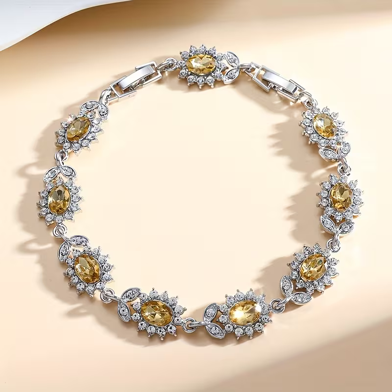 Flower Link Bracelet