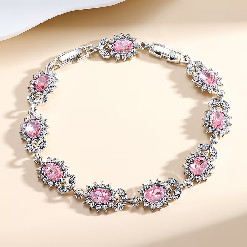 Flower Link Bracelet