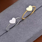Simple Heart Band Ring